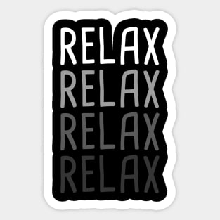 Relax | Chiropractor Chiropractic Graphic Sticker